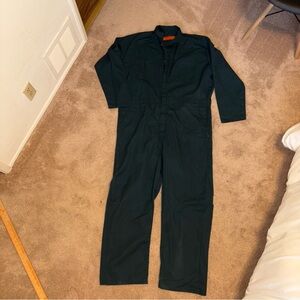 Red Kap Brand — Men's Navy Blue Twill Coveralls Speed Suit Size 50 
Regular